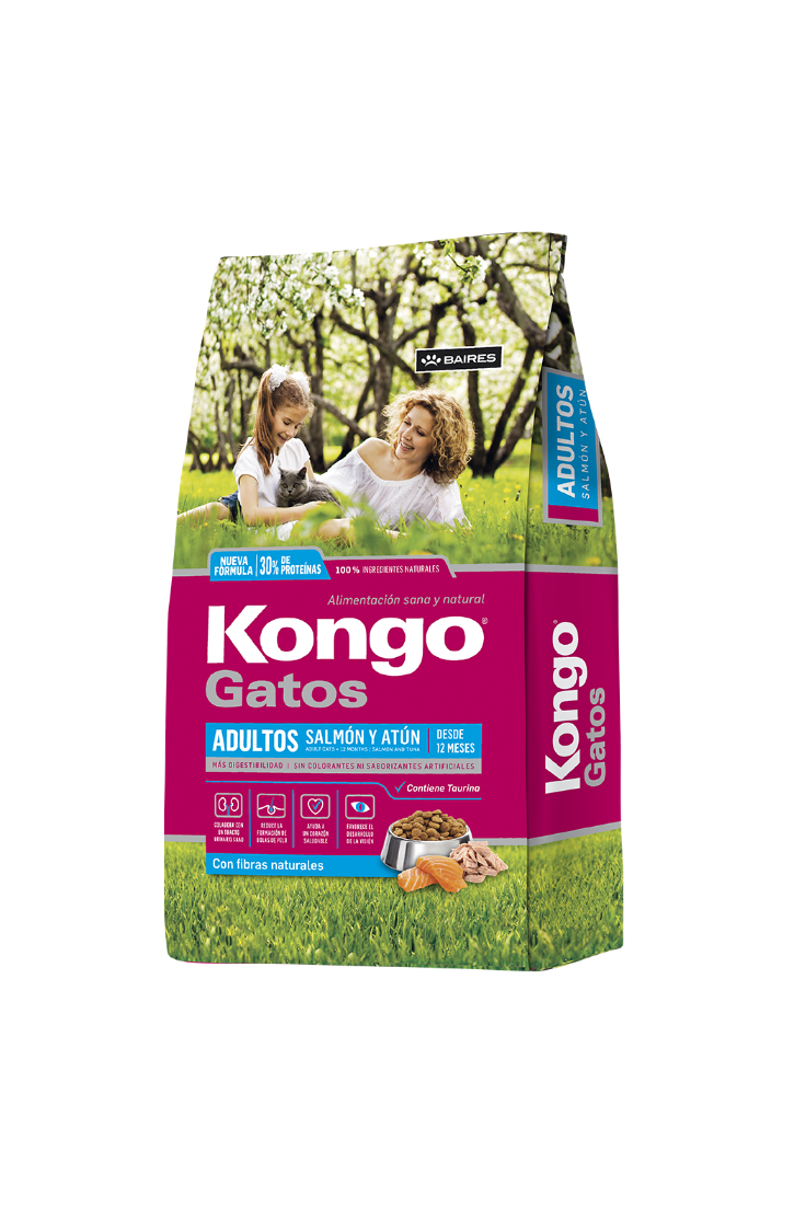 Kongo gato atœn y salm—n 8 kg