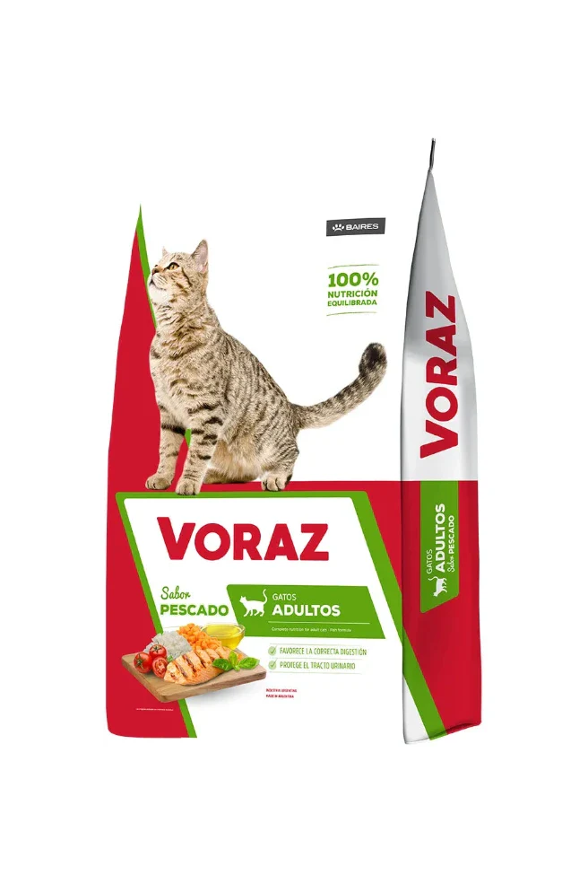 Voraz Gato Pescado 20+2 kg