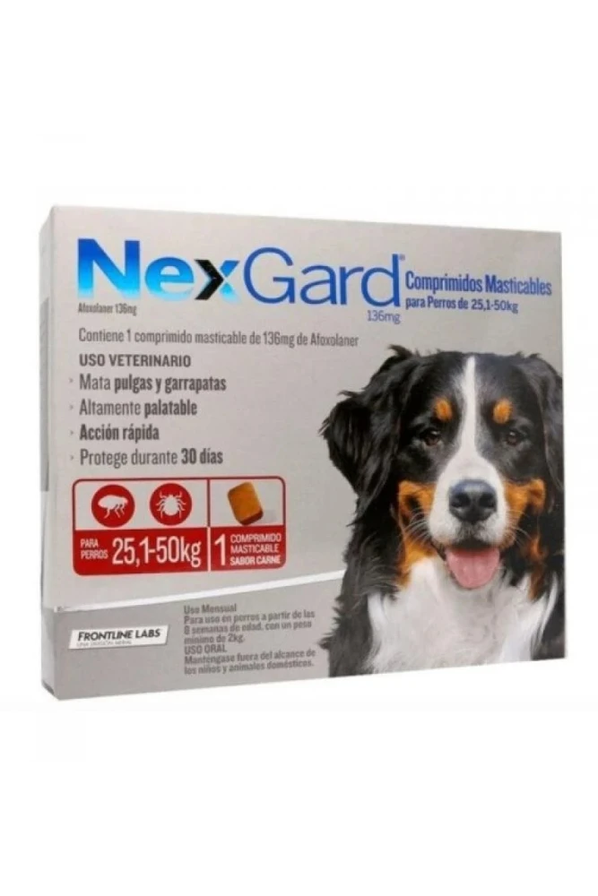 Nexgard 25 a 50 kg