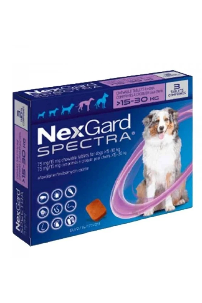Nexgard Spectra 15 a 30 kg