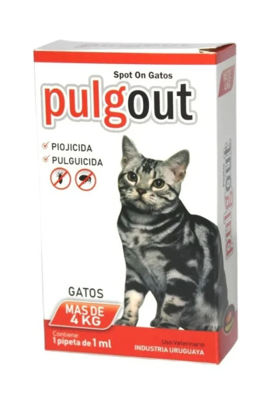 Pipeta Pulgout Gato < 4 kg